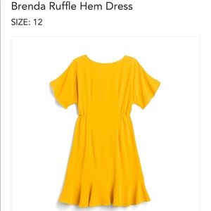 Donna morgan ruffle dress